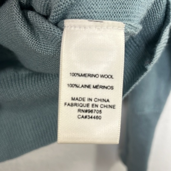 Rebecca Taylor Merino Wool‎ Ruffle Turtleneck Sweater size Medium - Picture 4 of 9